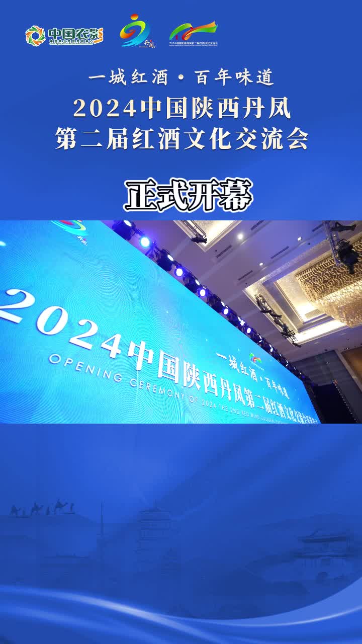 2024中国陕西丹凤第二届红酒节文化交流节正式开幕!哔哩哔哩bilibili