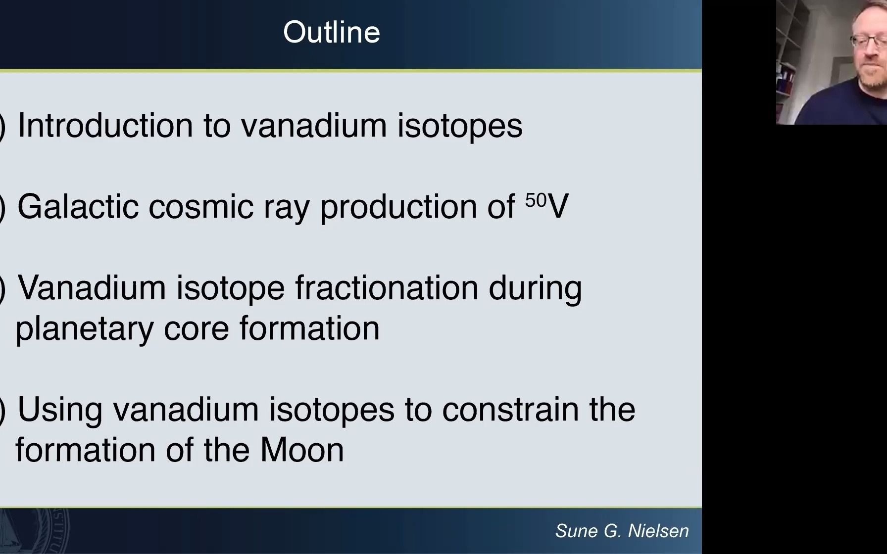 Sune Nielsen(Woods Hole Oceanographic Institution)The vanadium isotope compositi哔哩哔哩bilibili