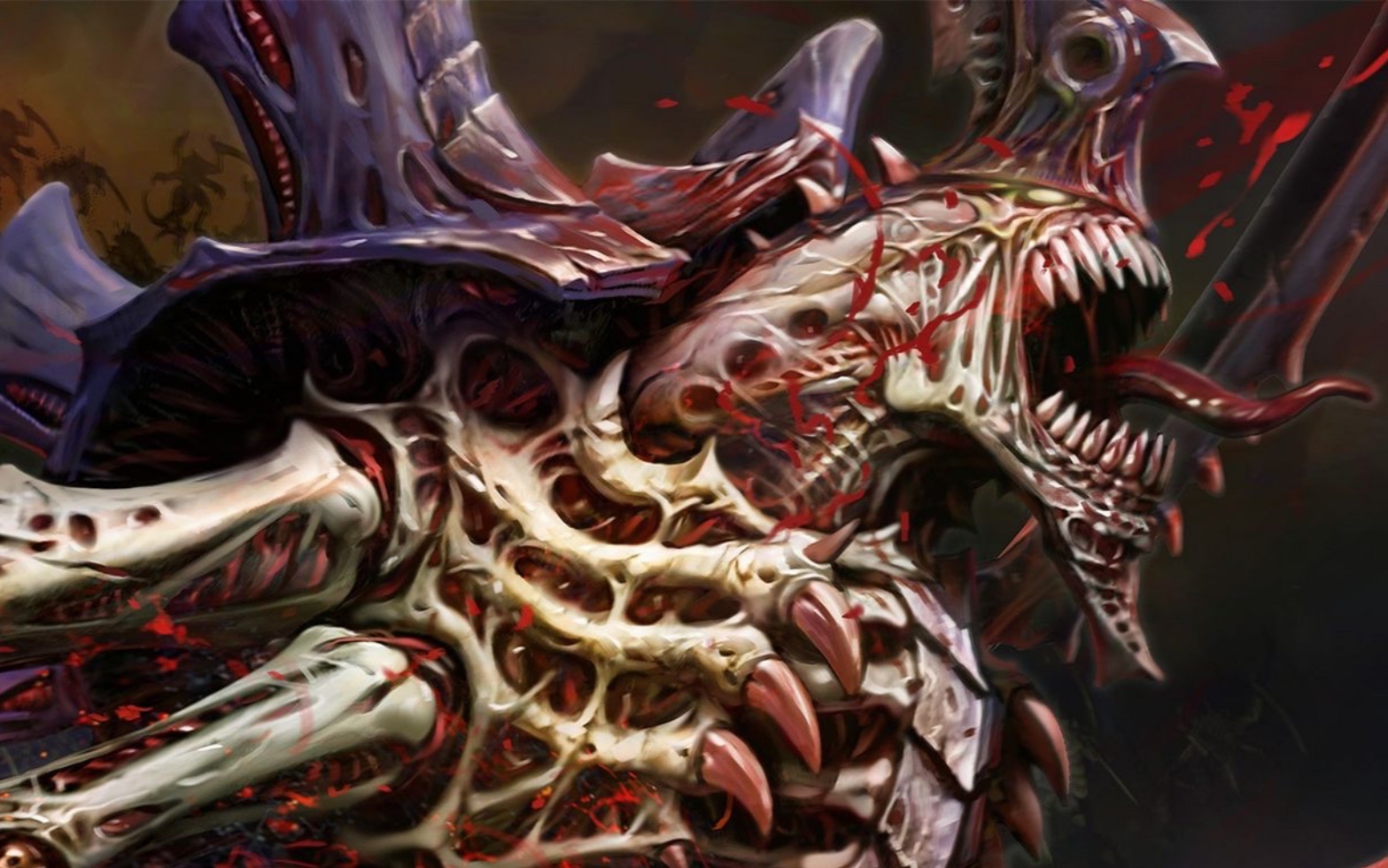 战锤40k:当泰伦虫族降落到星球地表的时候,就说明外太空防御已经完全