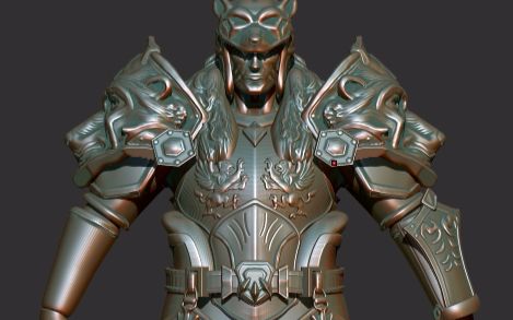 zbrush雕刻 战士 20170630直播录像 zbrush匠人出品
