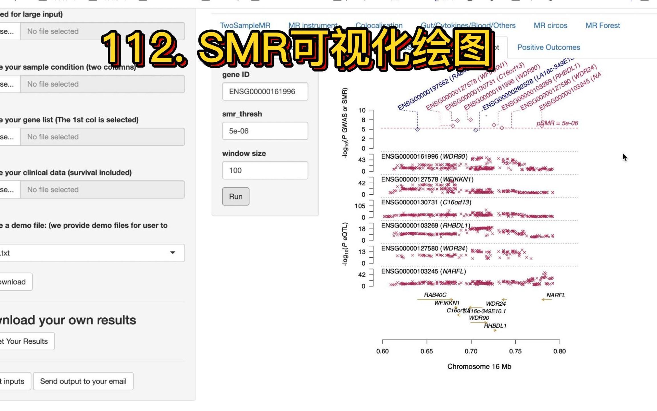 112. SMR一键可视化绘图分析哔哩哔哩bilibili