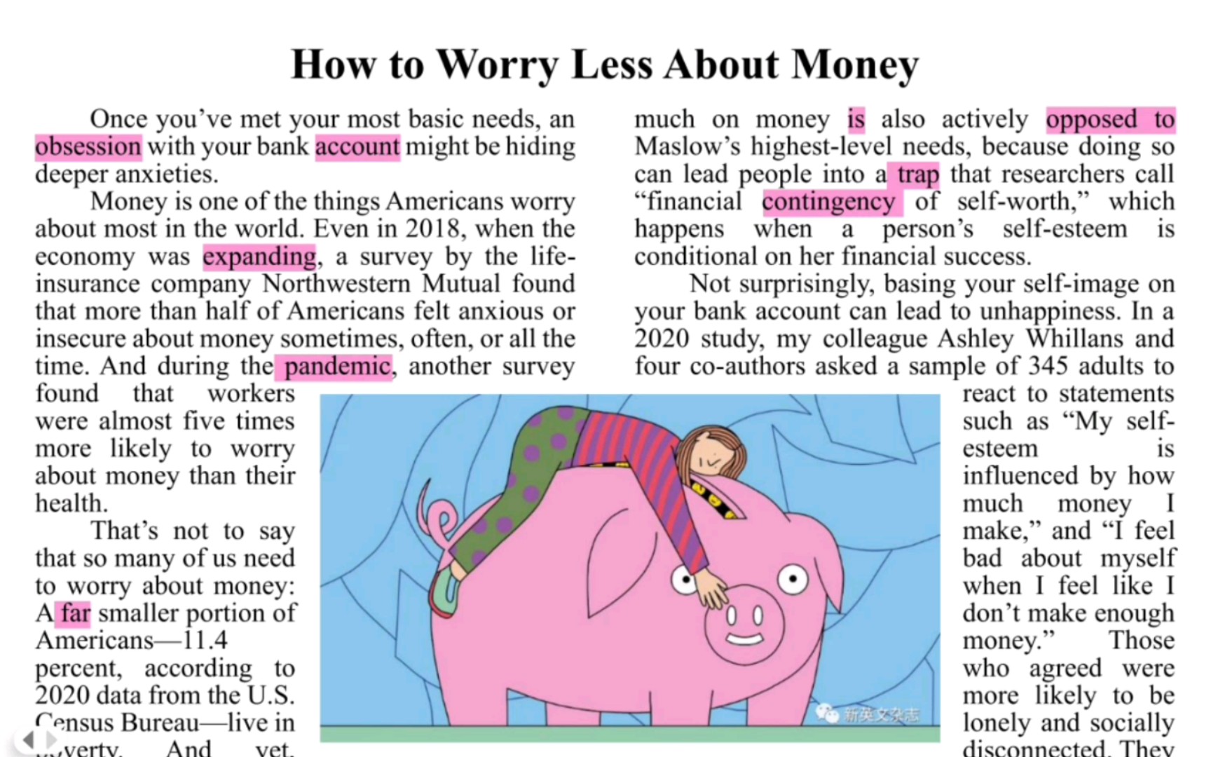 期刊精读(3)How to Worry Less About Money哔哩哔哩bilibili