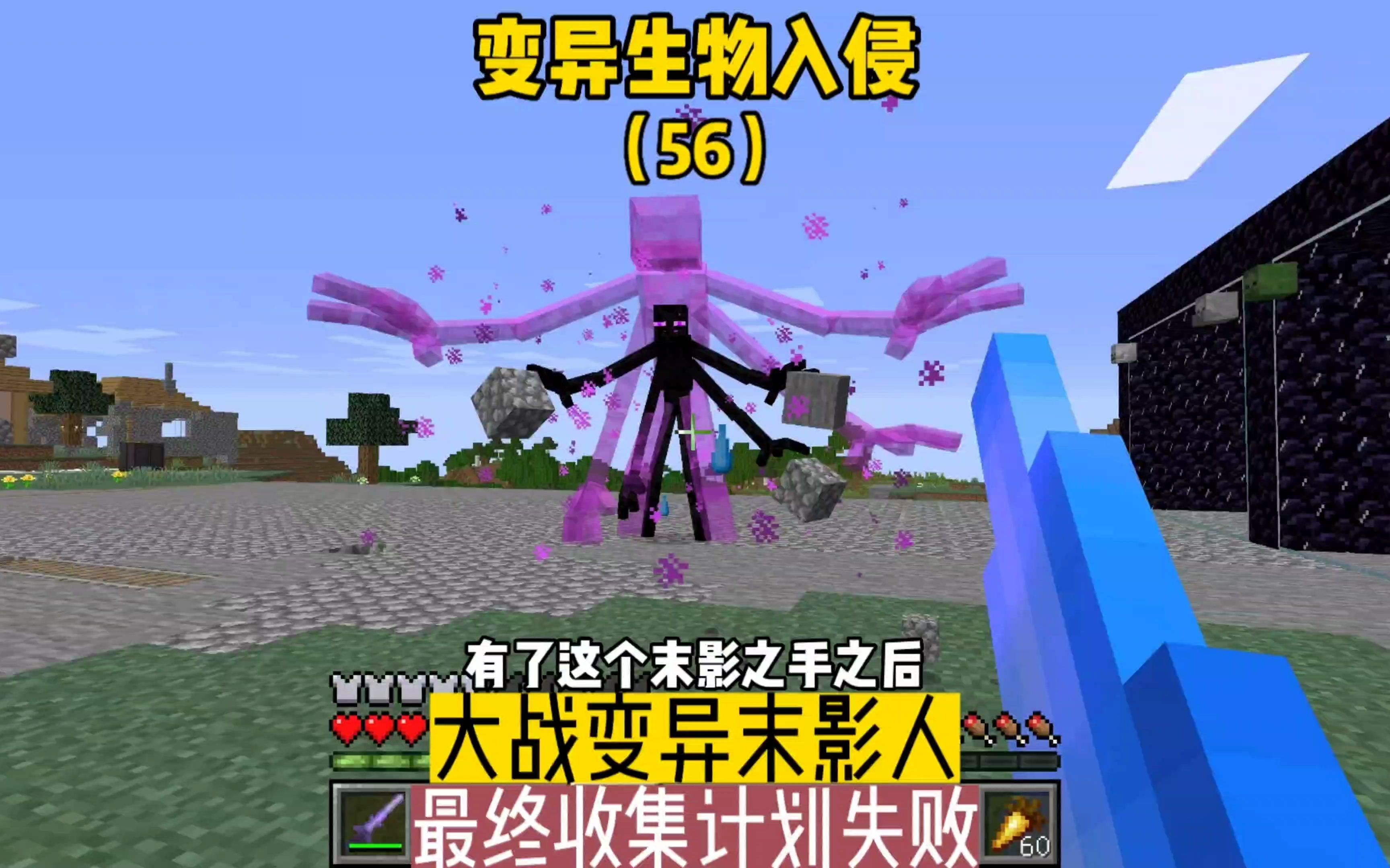 变异生物入侵 (56):大战变异末影人,最终收集计划失败