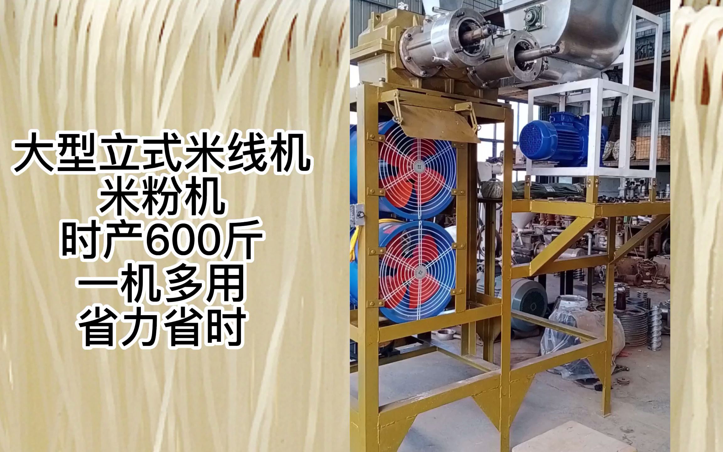 大型立式米線機米粉機,時產600斤,做面線,長壽麵,米粉機米線機,省事