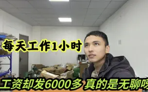 Download Video: 每天工作1小时工资却发6000多，真的好无聊呀！