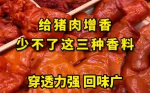 Descargar video: 今天教你如何给猪肉增香😊