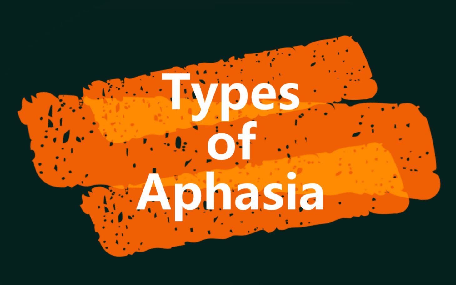 [图]【沟通障碍】（中英双字）失语症的类型 Types of Aphasia