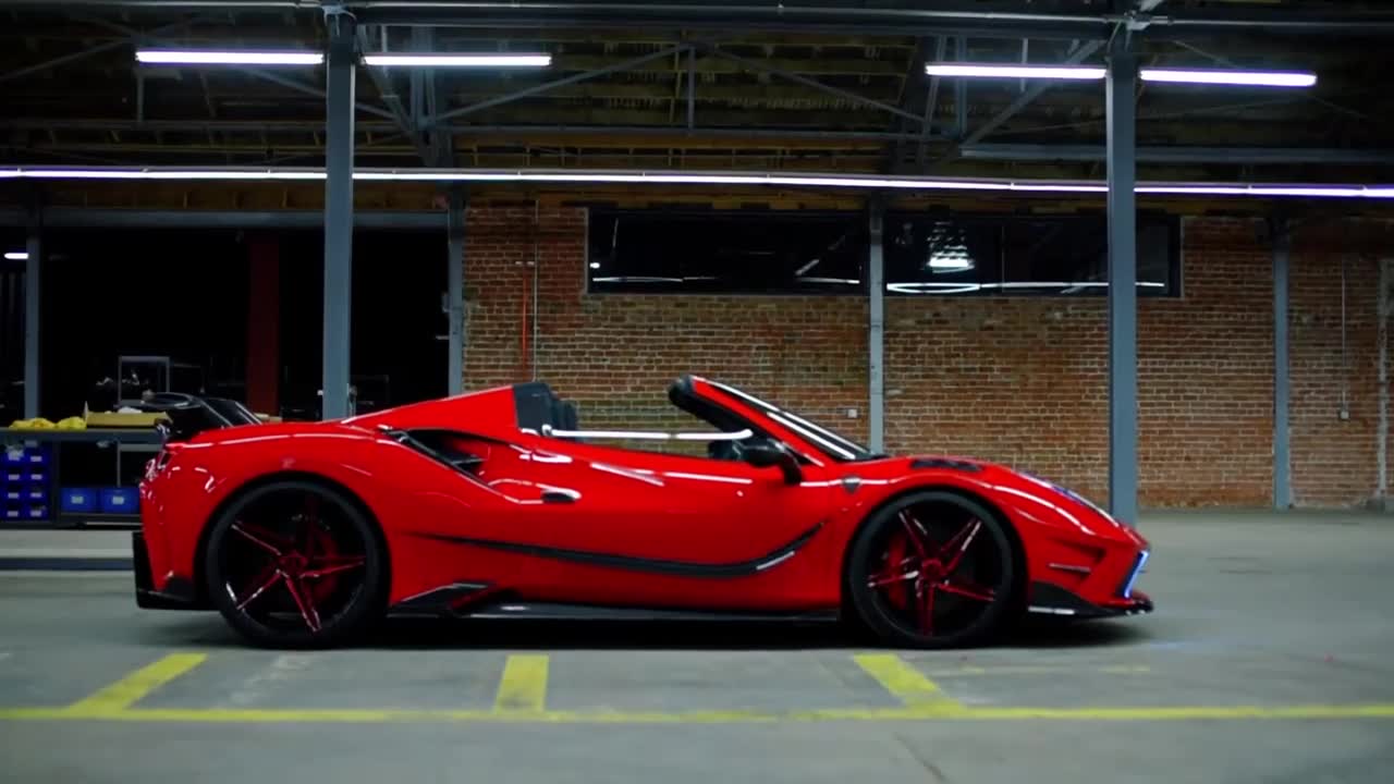 【高清视频】mansory迈莎锐法拉利488—红色动人心魄_哔哩哔哩_bili