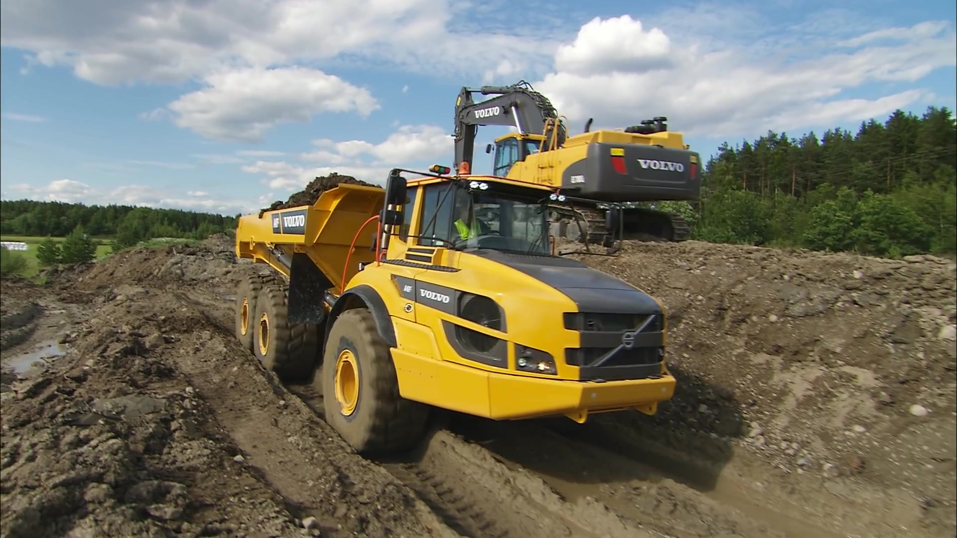 沃尔沃工程车 广告宣传视频