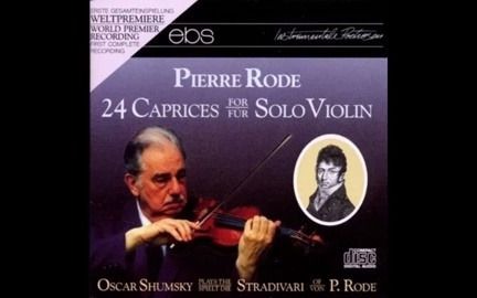 [图]罗德小提琴随想曲24首 全 Pierre Rode by Oscar Shumsky — 24 Caprices For Solo Violin