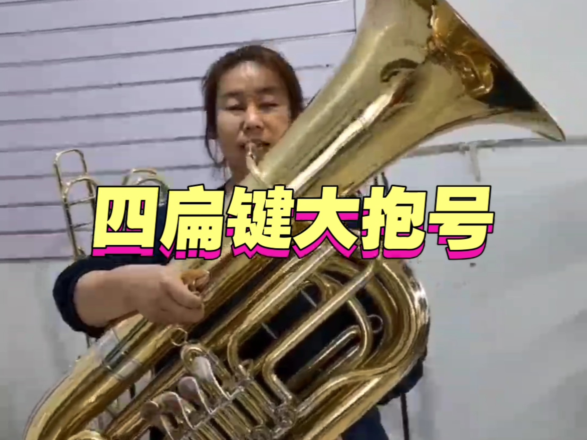 9成新的四扁键降b调抱号 有使用痕迹喇叭口有轻微维修痕迹,演奏完全没