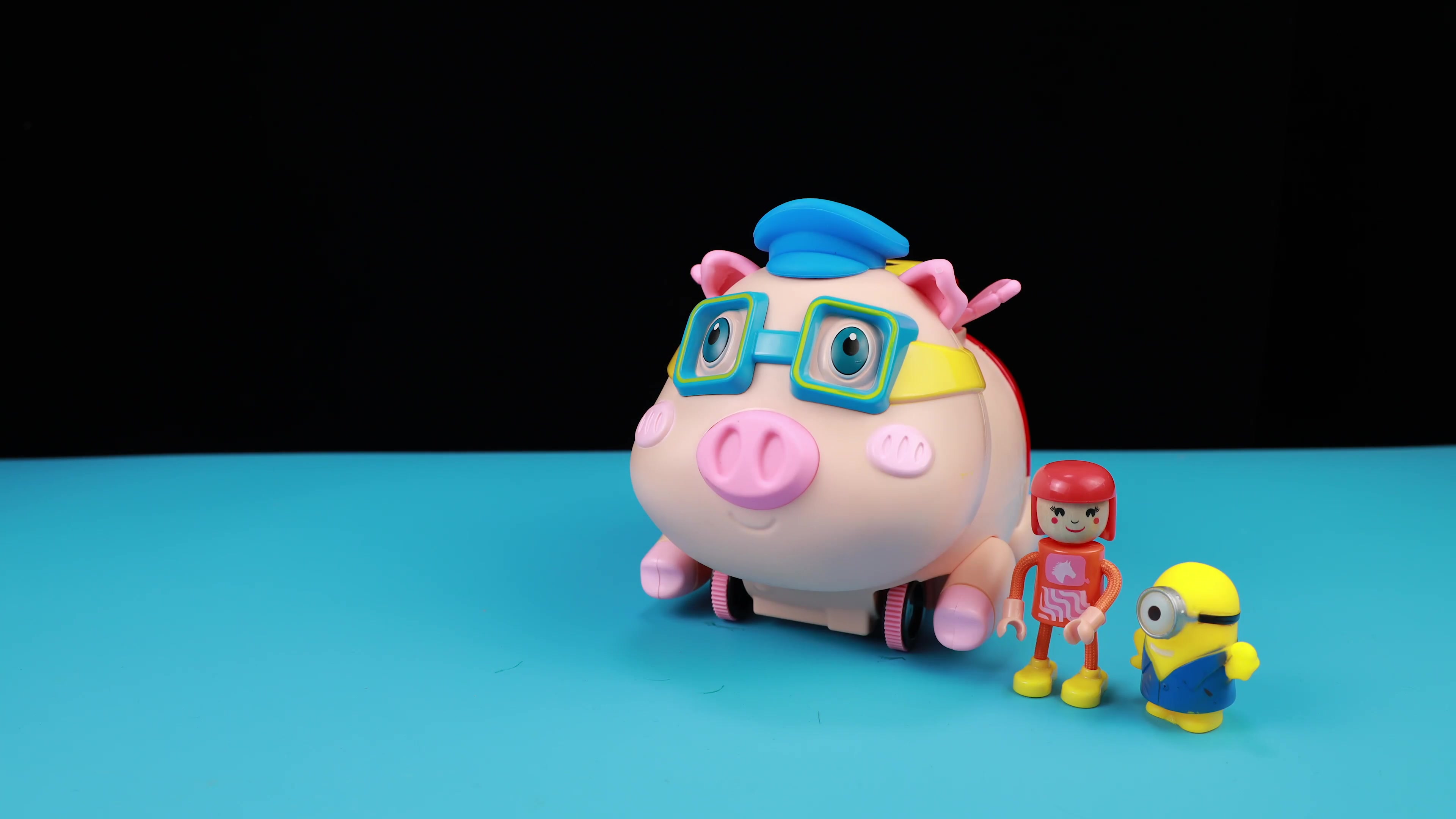 【玩具开箱】4k版萌趣泡泡猪开箱,造型很可爱,手表遥控,吹泡泡还能