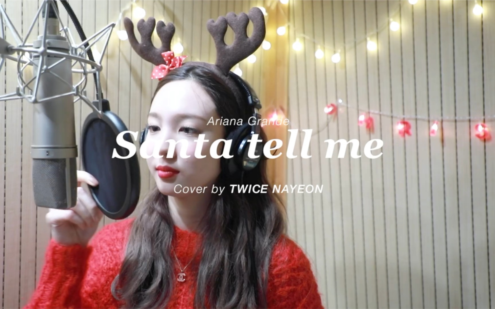 [图]“Santa Tell Me (Ariana Grande)" Cover by NAYEON