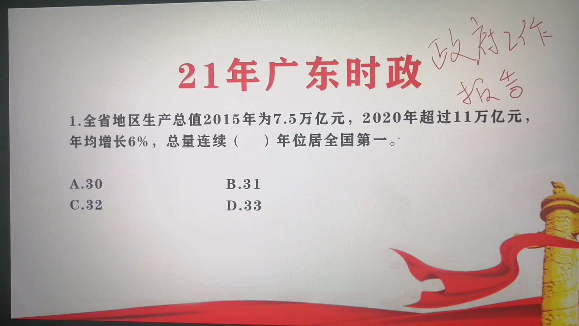 [图]【今日分享】2021年广东省考时政考点汇总之政府工作报告