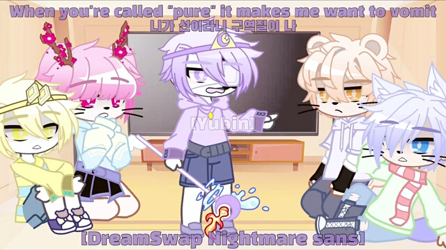 [图]Dreamtale reacts to Nightmare sans AU||Nightmare & Dream||Dreamtale brothers||