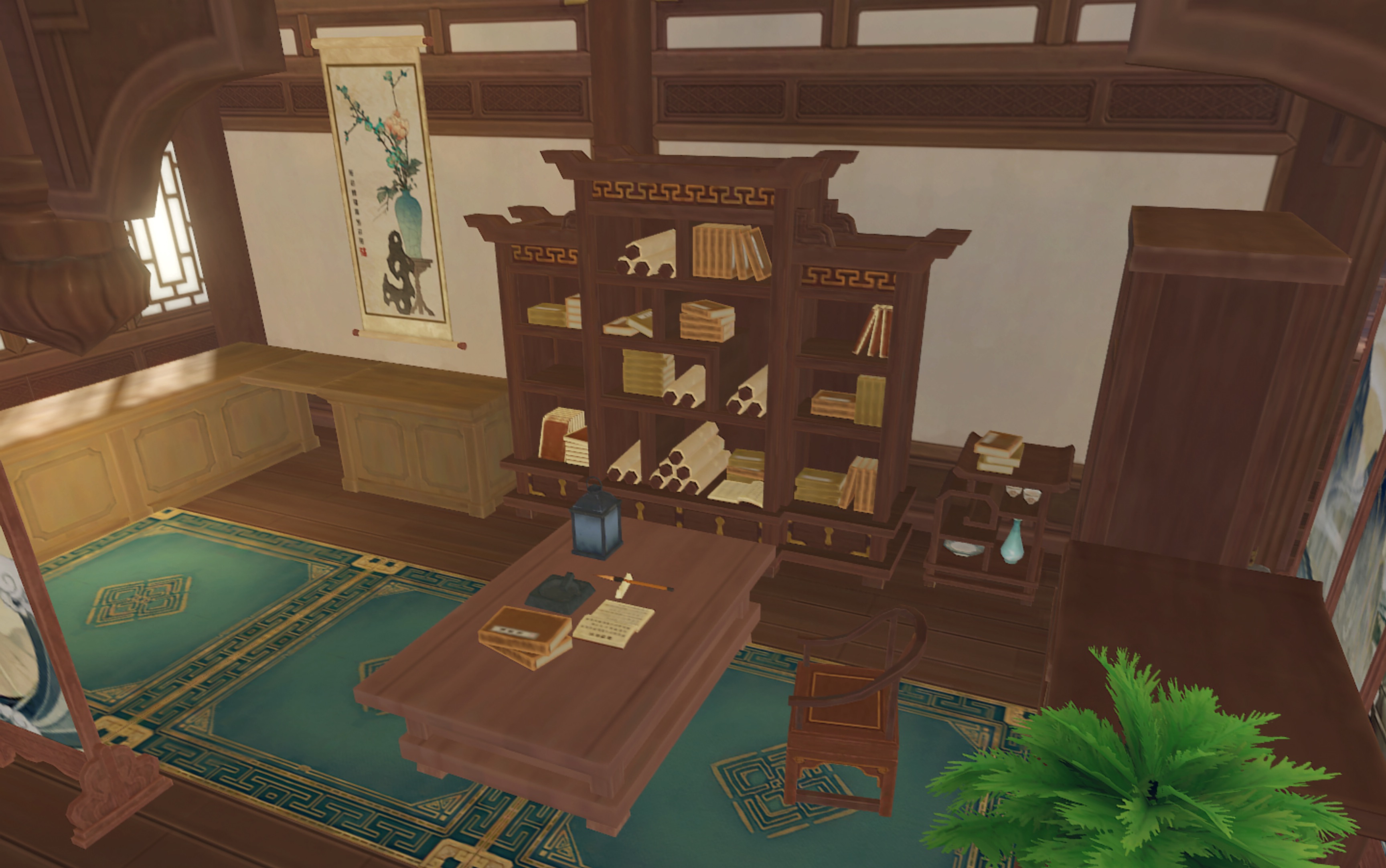 【原神】尘歌壶家园系统璃月主屋室内装修