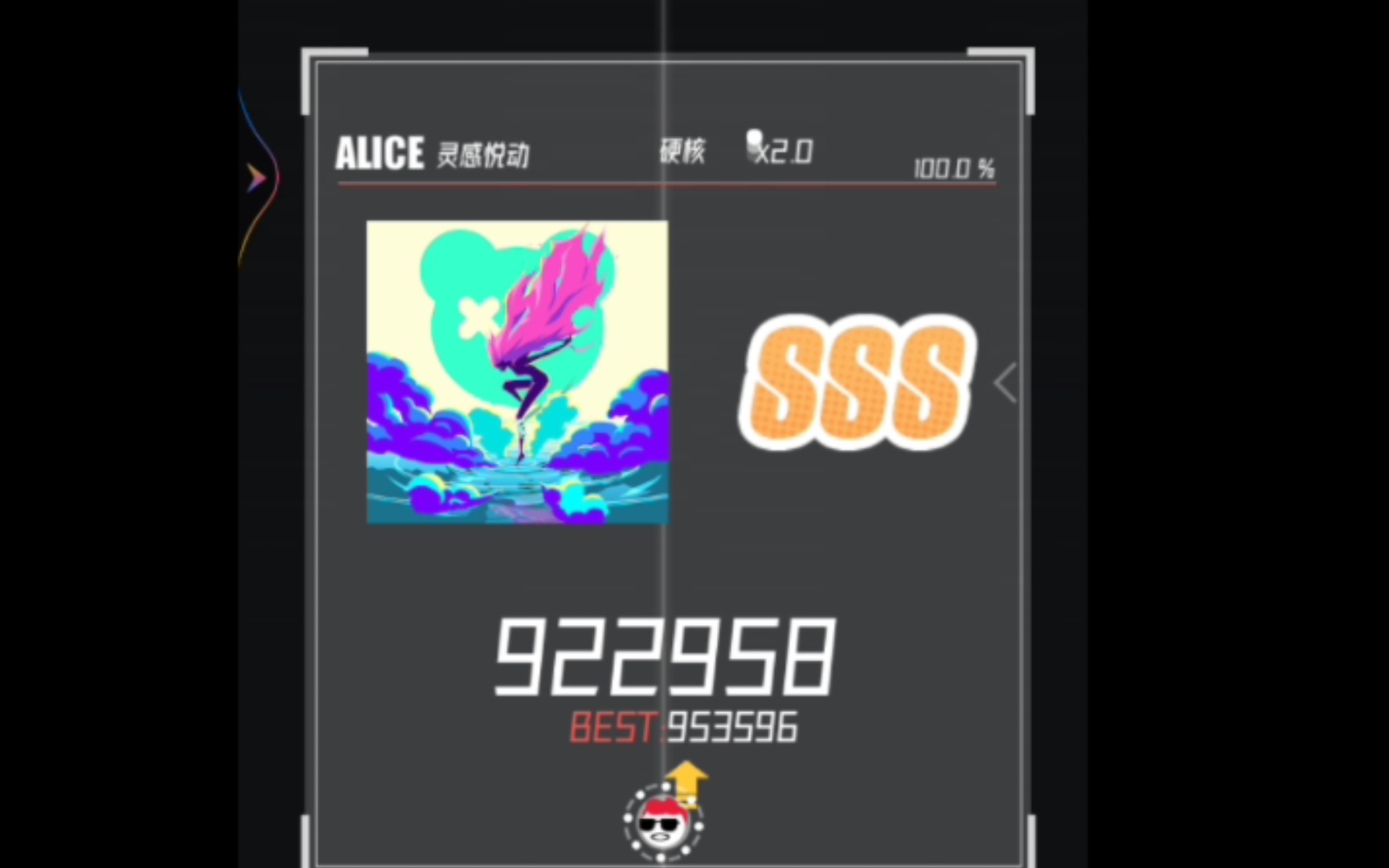 [图]［缪斯计划］ALICE-灵感悦动 硬核2.0倍速 FC+SSS全程（精灵加成20%）