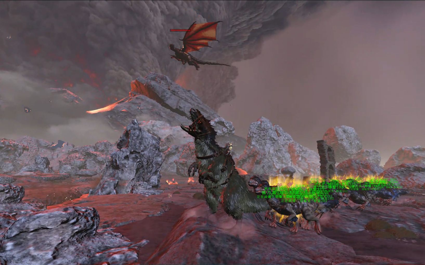 方舟生存进化 孤岛boss火龙