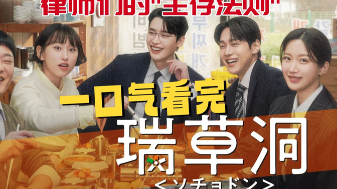 一口气看完《瑞草洞》律师群像封神！9年老油条VS理想主义新人，这职场博弈太真实了