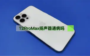 Download Video: 12Promax扬声器没声音你们遇到过了？