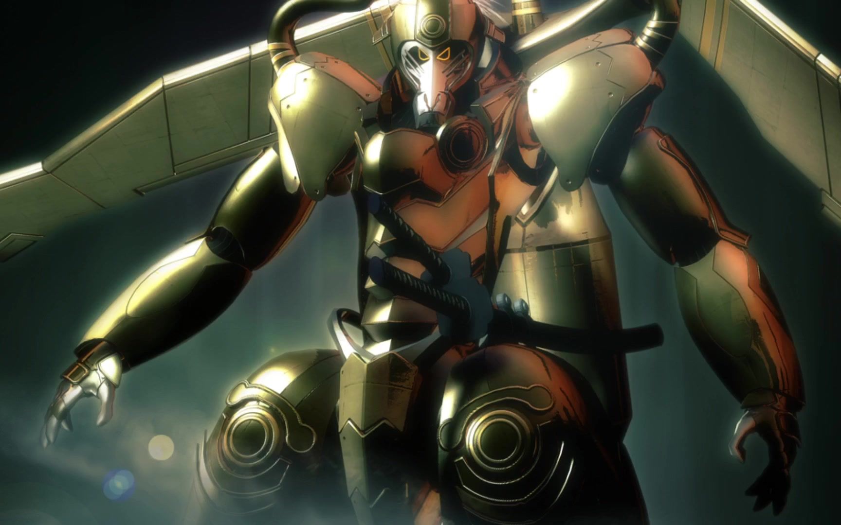 装甲恶鬼村正 人物画像 三维画像 背景图 01