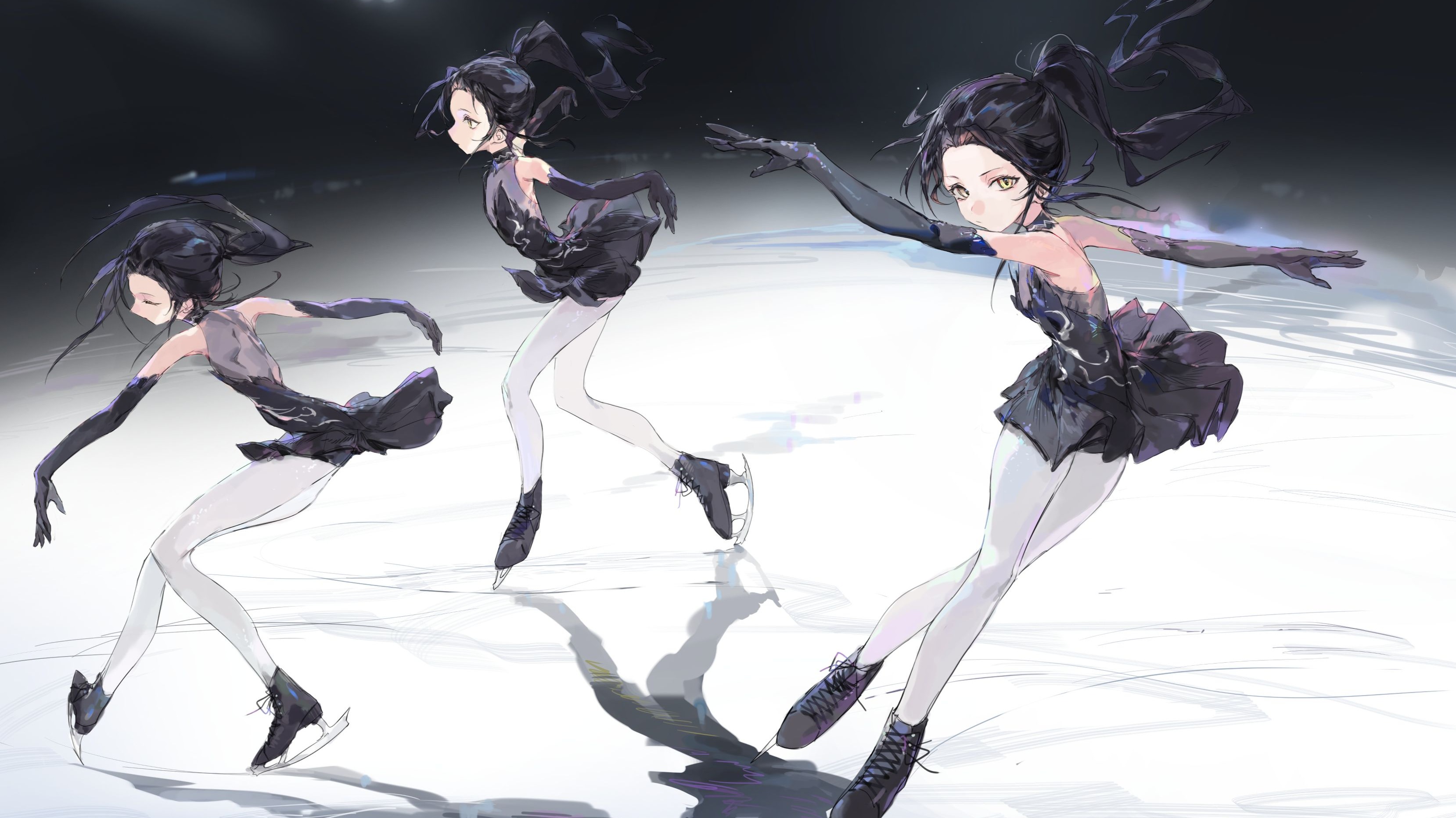 【绘画过程】骷髅之舞