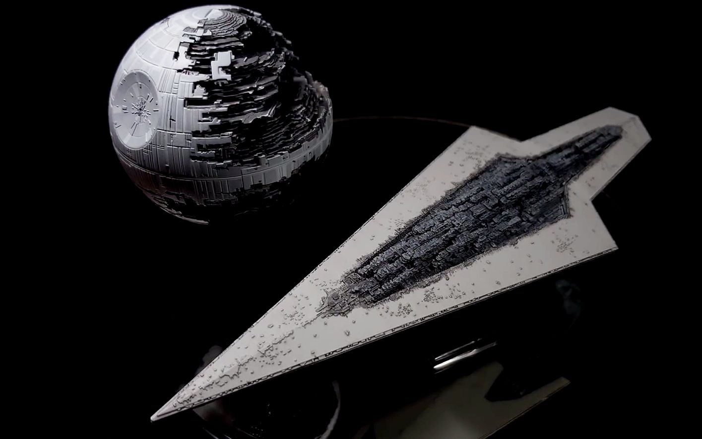 modelchili scale / 万代星战系列~死星Ⅱ与超级歼星舰