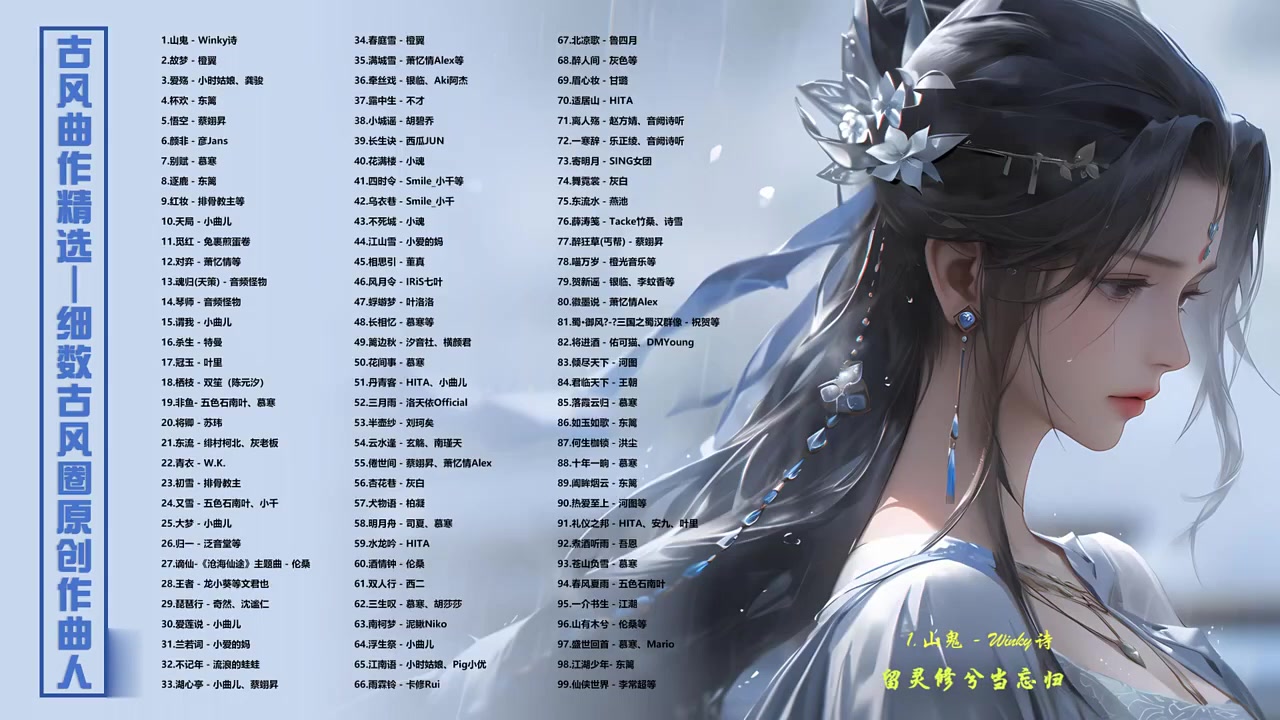 古风曲作精选—细数古风圈原创作曲人