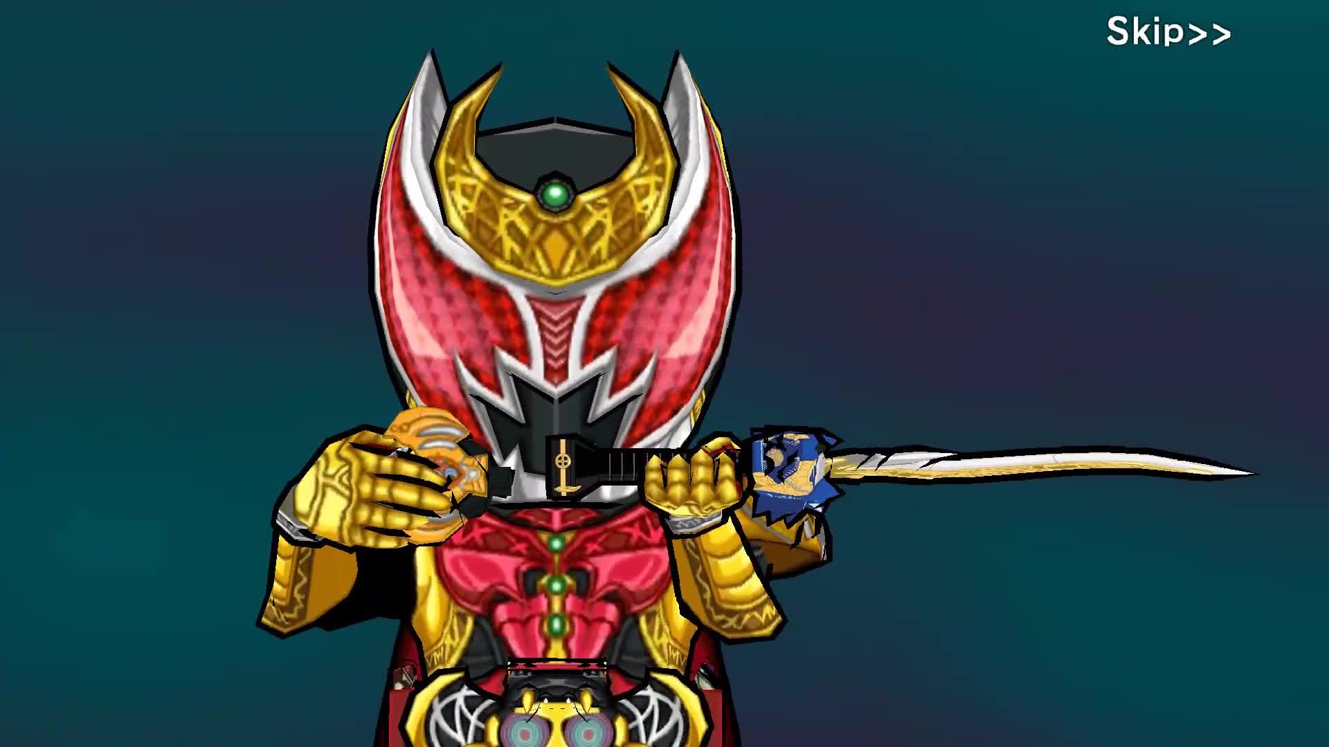 假面骑士战斗突击 kiva魔皇形态演示