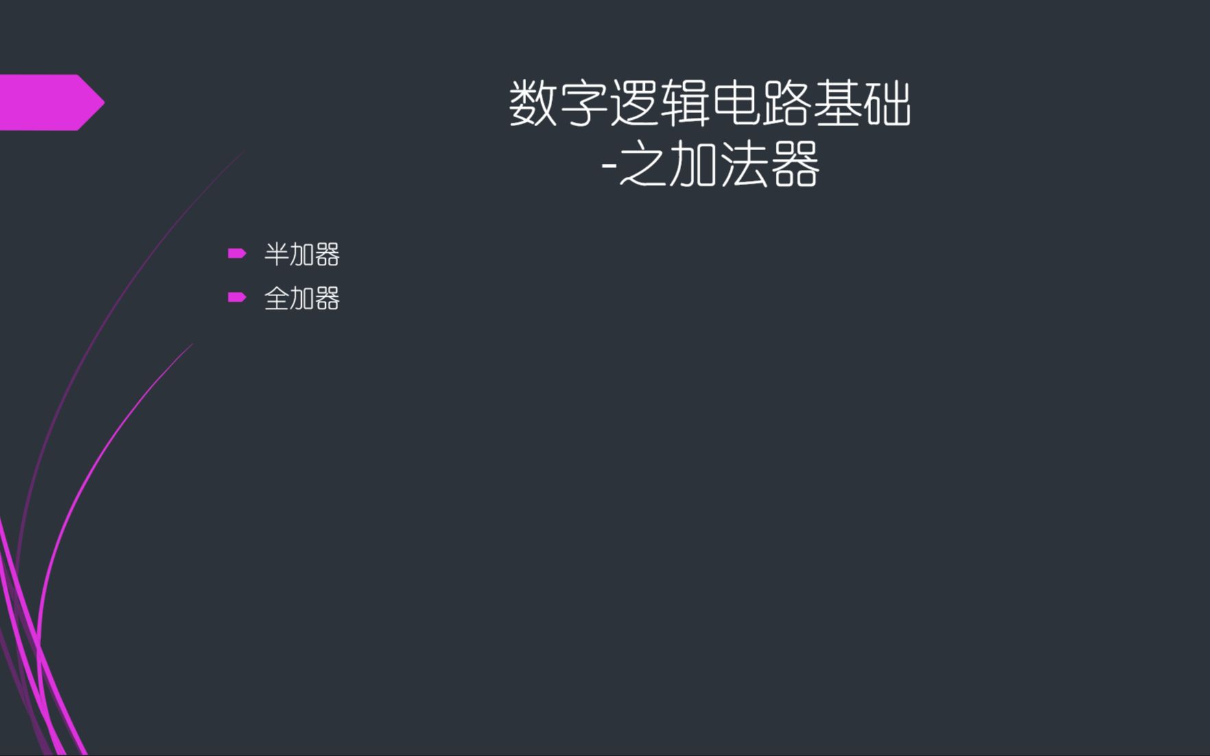 半加器 全加器哔哩哔哩bilibili