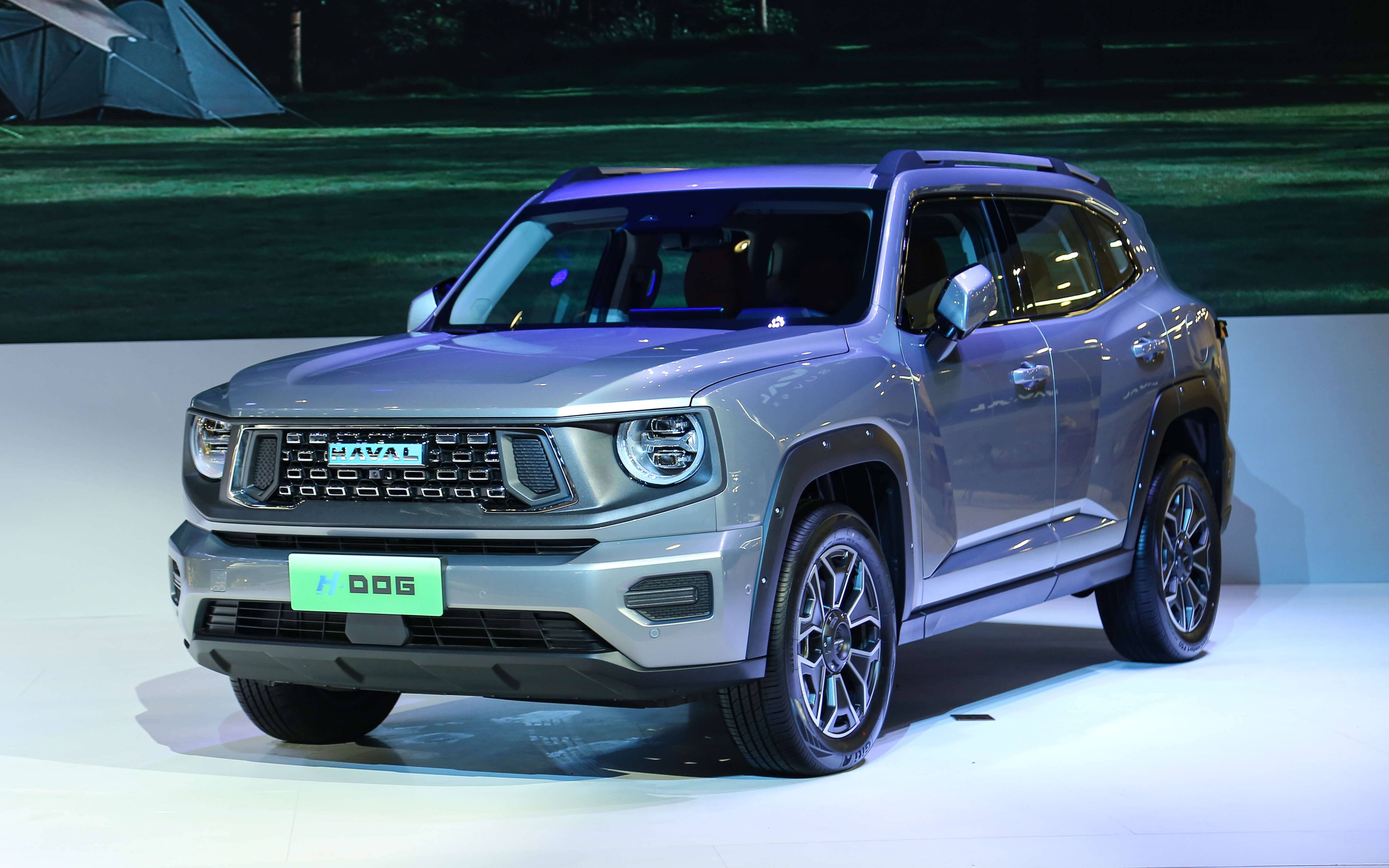 85升!配插电混动 四驱 两把差速锁,全新一代哈弗大狗亮相