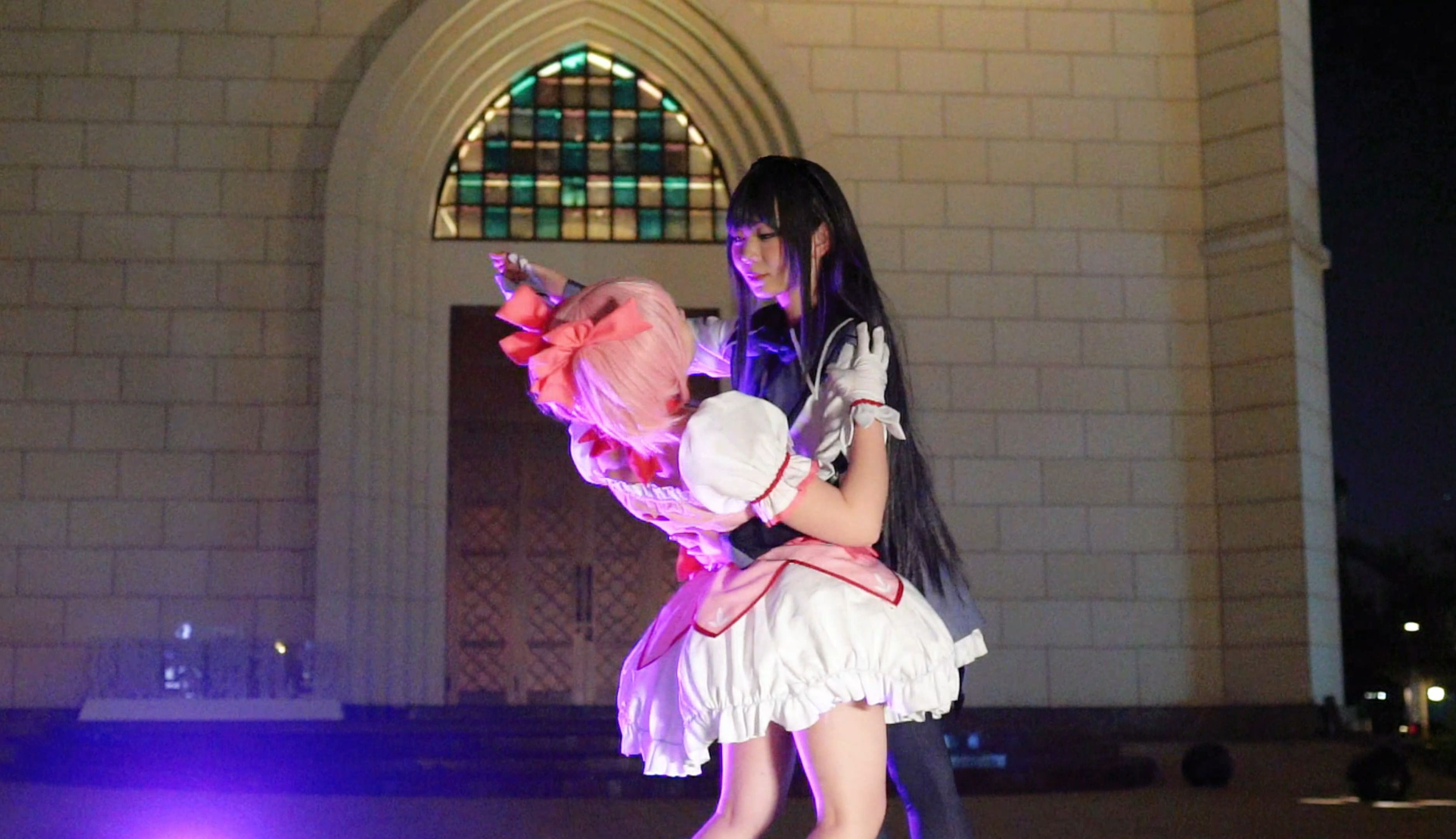 【魔法少女小圆cos】snow man | 圆焰双人舞