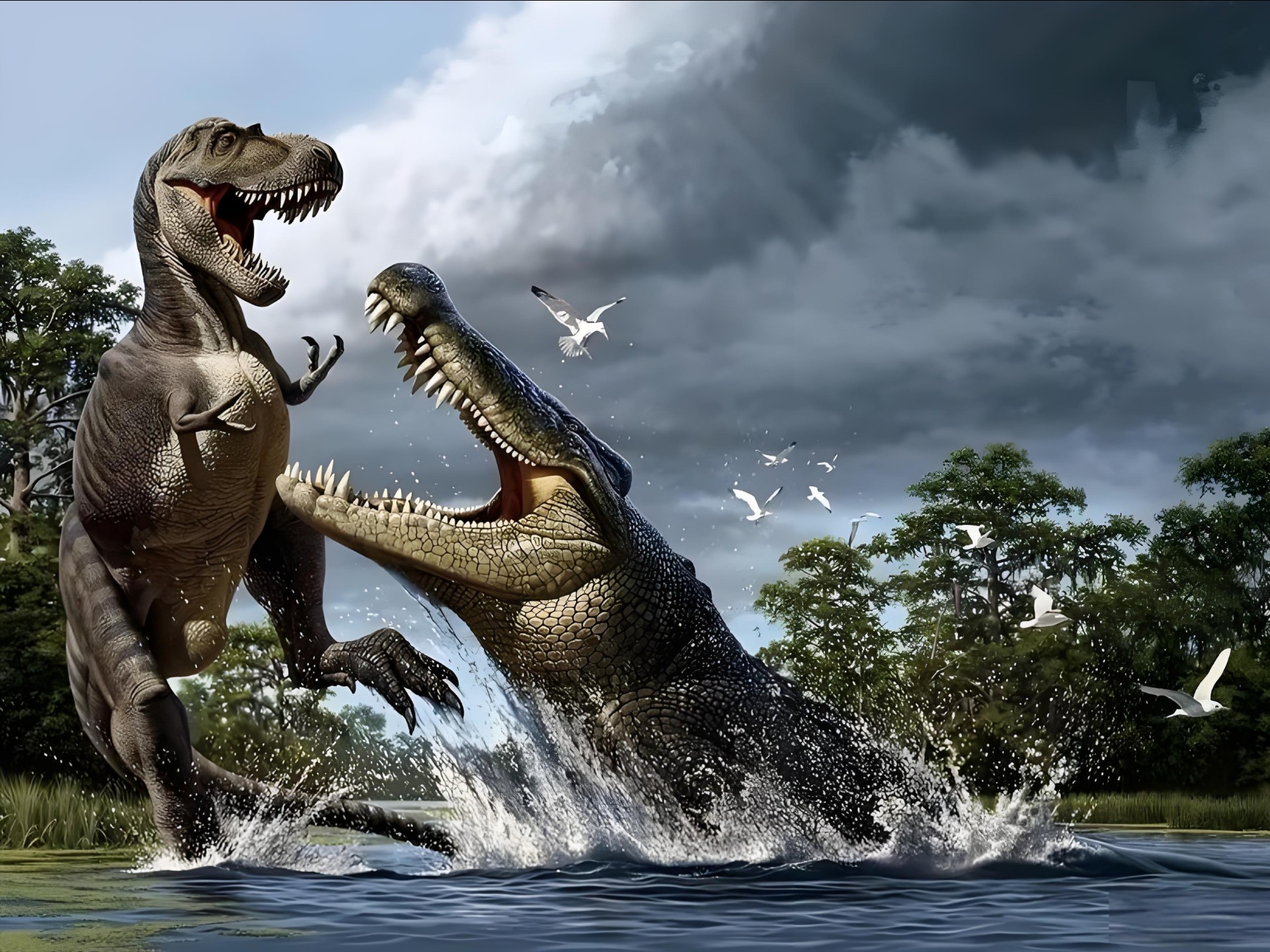 史前最早的两栖动物,像娃娃鱼却异常凶猛,经常捕食恐龙!