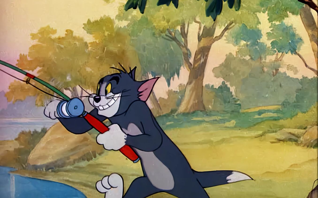 【猫和老鼠】027 - cat fishin 猫钓鱼/钓鱼记 超分辨率 补帧 片段