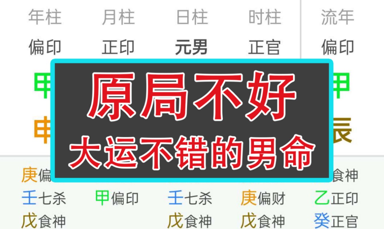 全阳男命(八字命理之案例分析)哔哩哔哩bilibili