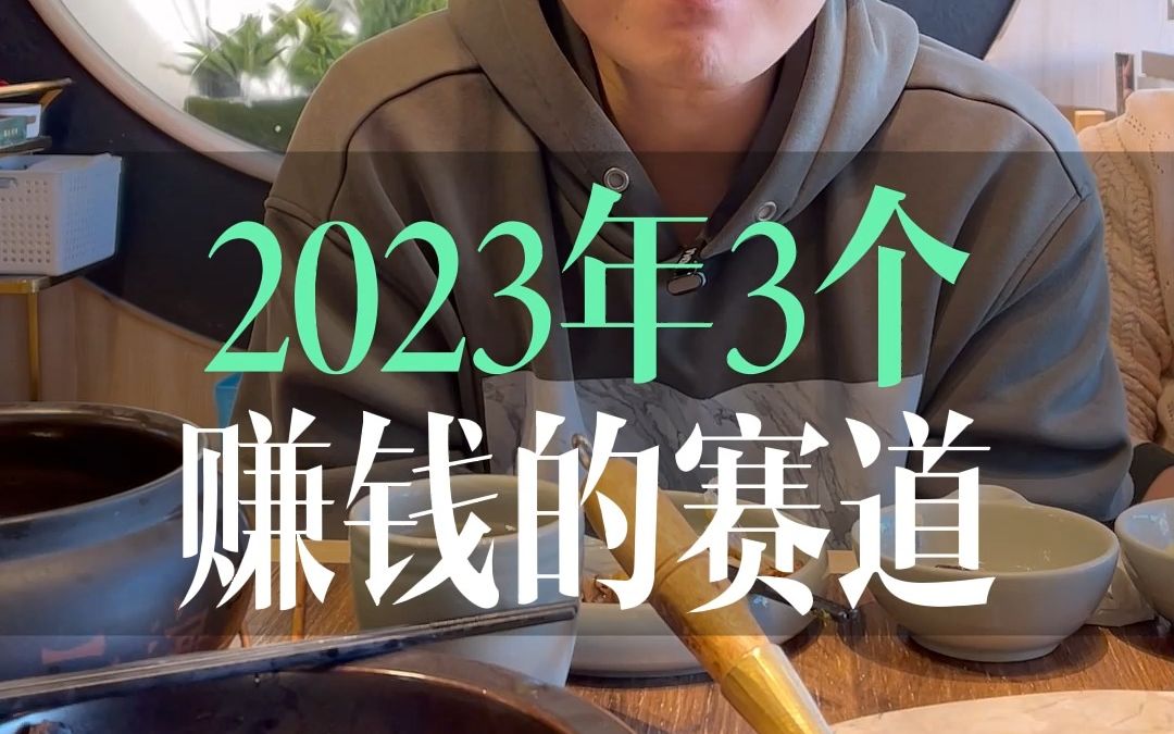 【明哥】23年赚钱的3大赛道,创业一定要选好打的市场~哔哩哔哩bilibili