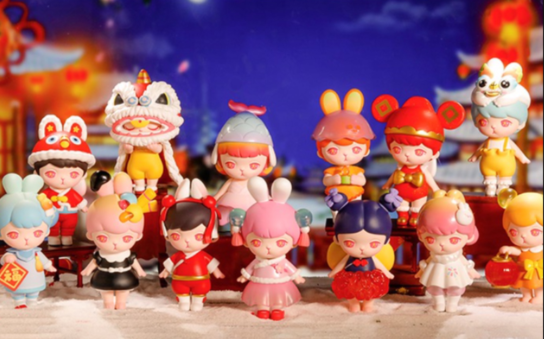 popmart 泡泡玛特 bunny恭贺新禧系列手办盲盒开箱-1