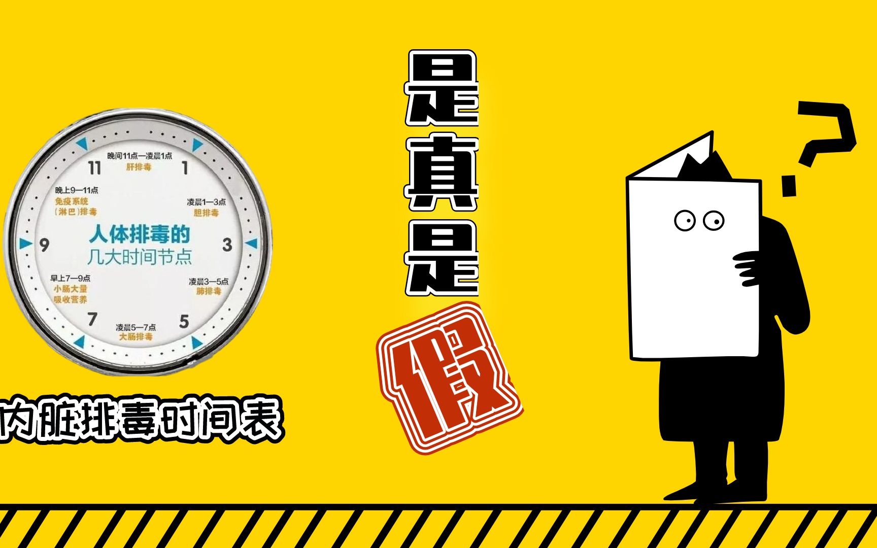 [图]火遍家人微信群的“内脏排毒时间表”，真相让人大跌眼镜