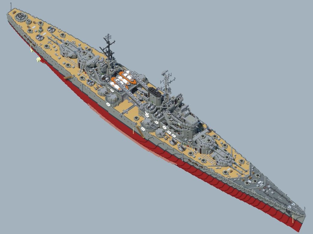 5倍全内构·英国皇家海军战列巡洋舰不屈号·内构展示