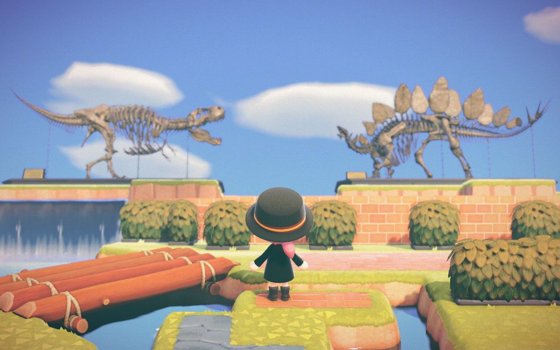 动森小岛景区导览爱心广场懒散不规则设计盗墓体验秘密通道等