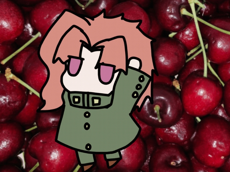 来看在樱桃堆里的卡q因