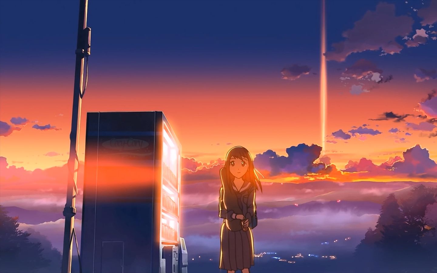 秒速五厘米云之彼端约定的地方若是染遍了东京的色彩