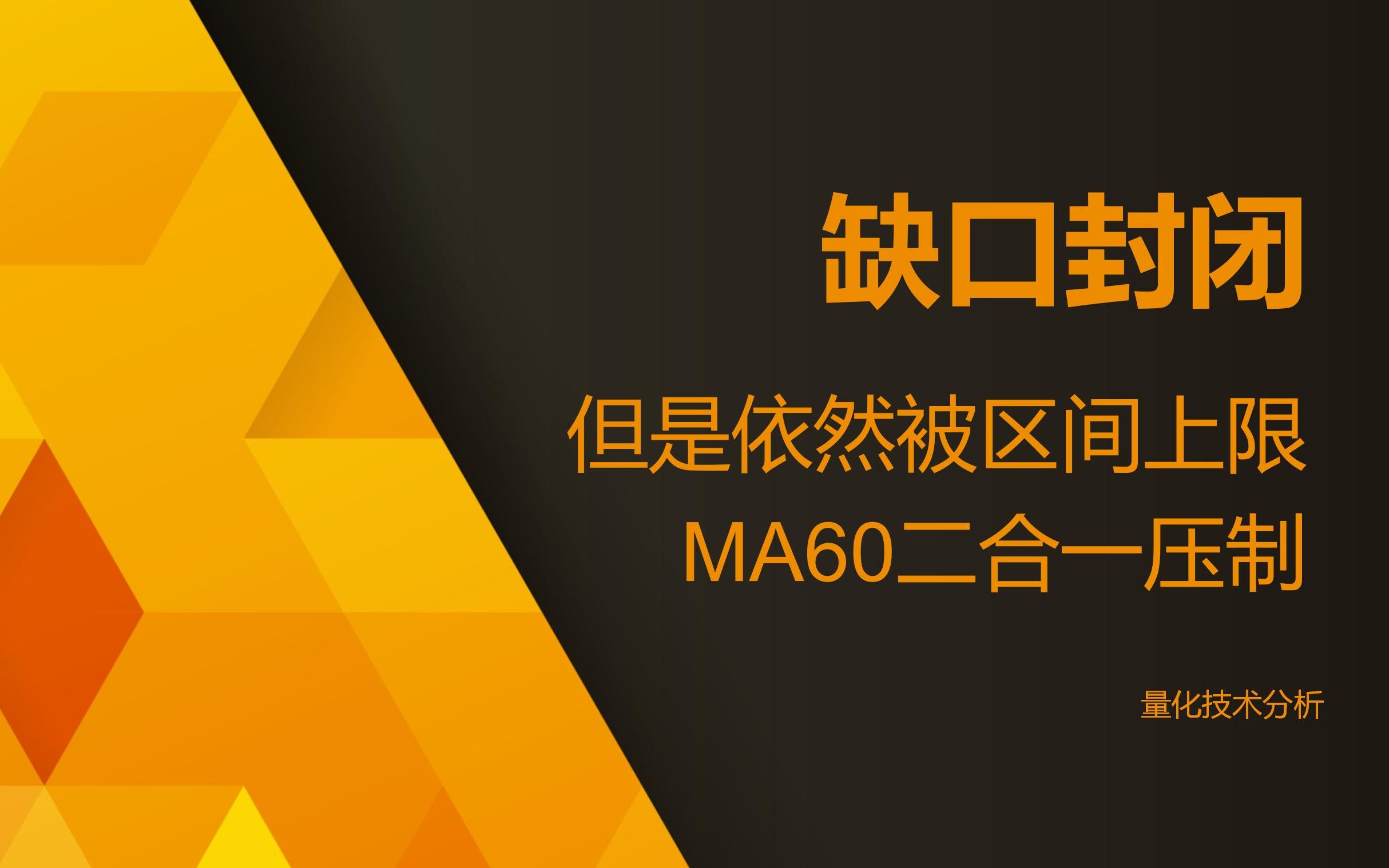 量化技术分析20230727 缺口封闭 但是依然被区间上限和ma60二合一压制哔哩哔哩bilibili