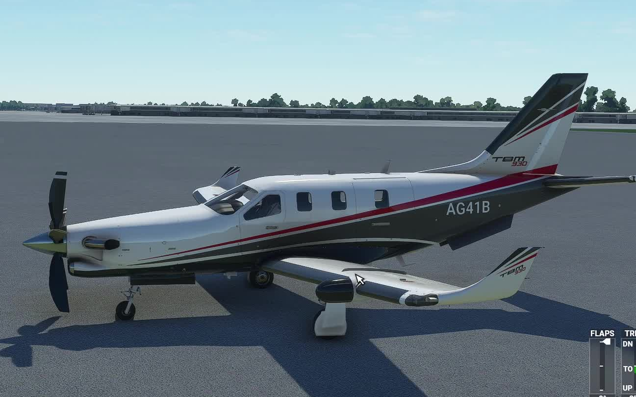 【王大爷半小时教程】mfs2020-tbm930冷舱与本场五边盲降_哔哩哔哩_bi