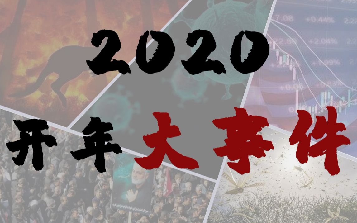 [图]【混剪/高能】百年未有之大变局！2020年开年大事合集