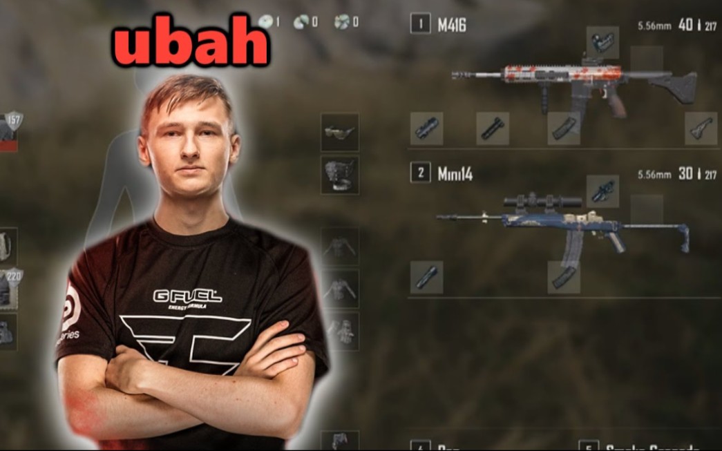 【生肉】faze战队ubah小哥的《绝地求生(pubg)》游戏日志