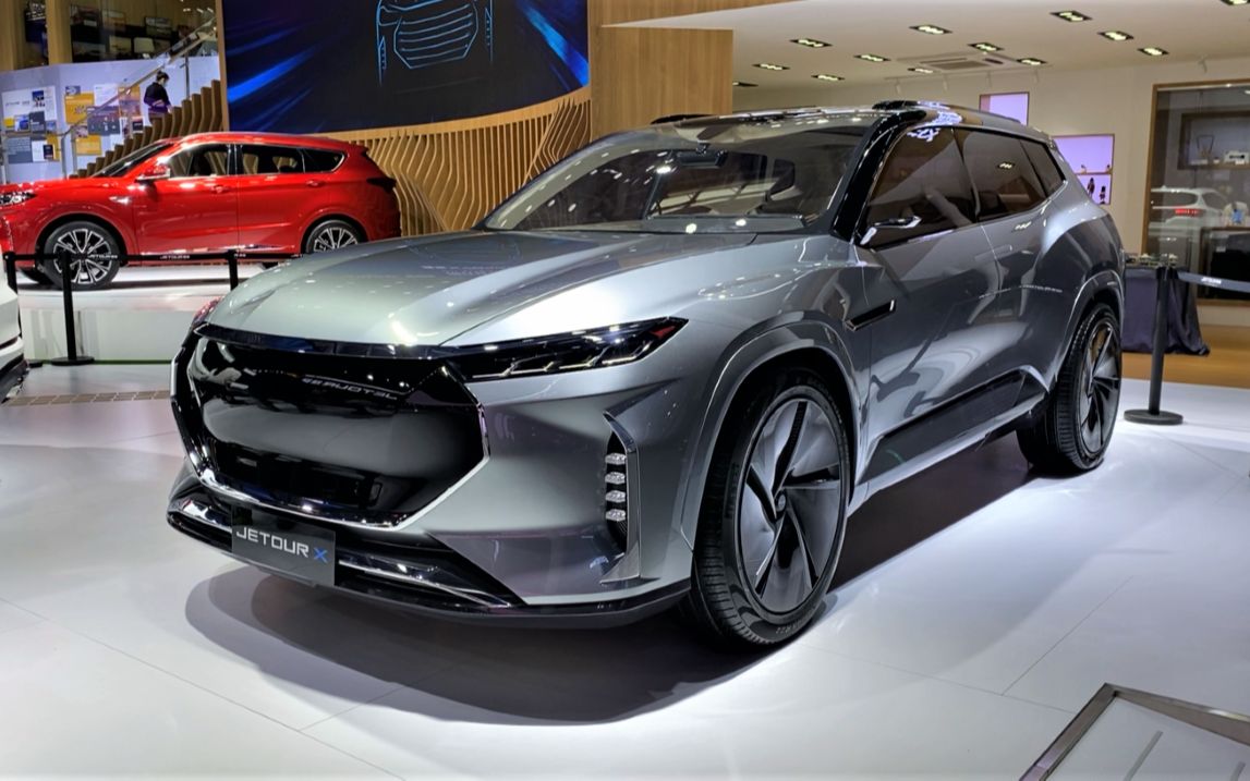 全新捷途x概念车亮相车展这颜值太帅了