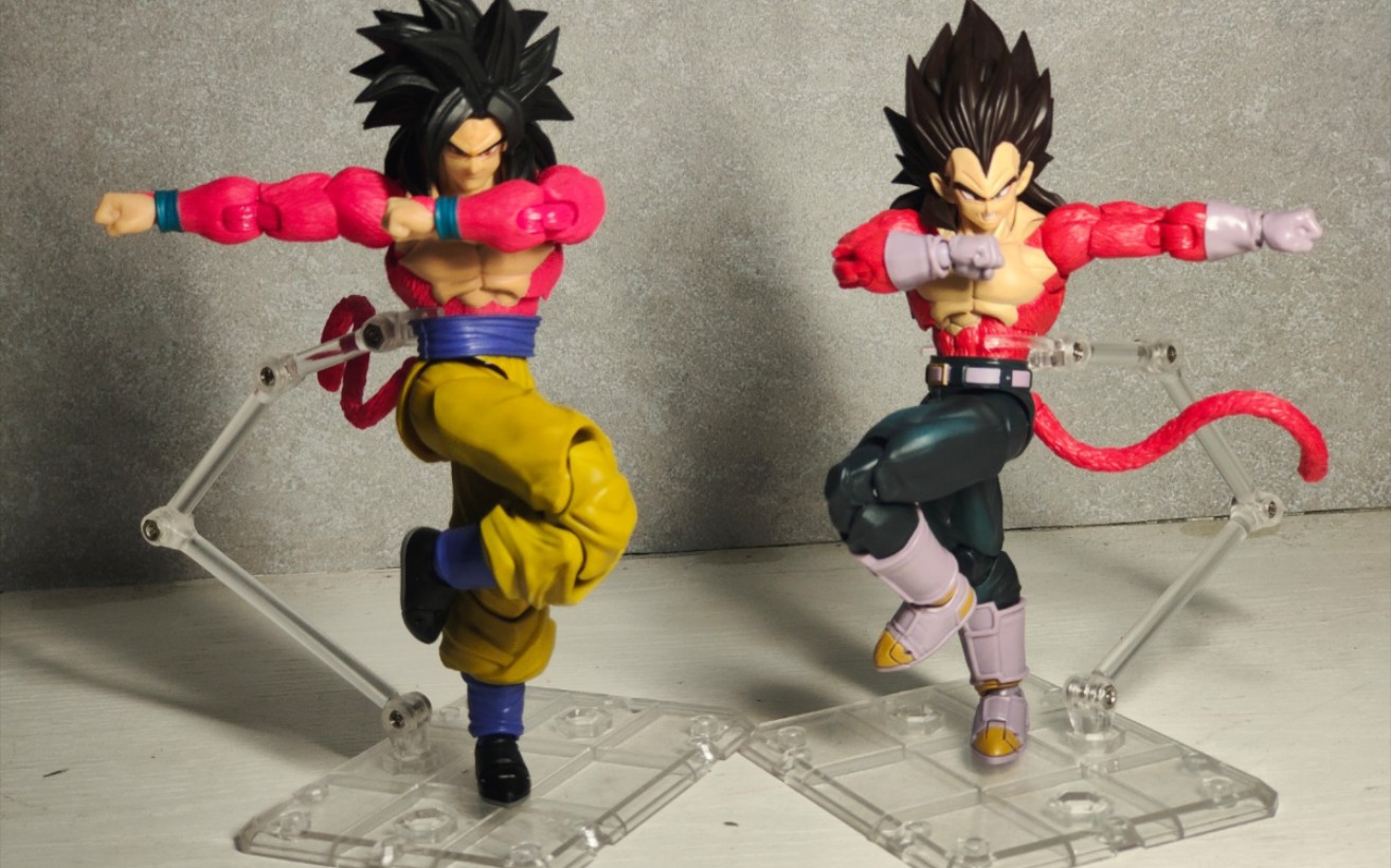 万代shf 七龙珠gt 超级赛亚人4 贝吉塔 贝吉塔四世 赛亚人王子