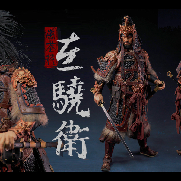 开箱】空灵阁1/6 唐武将系列左骁卫KLG-T001 唐朝1/6兵人模型_哔