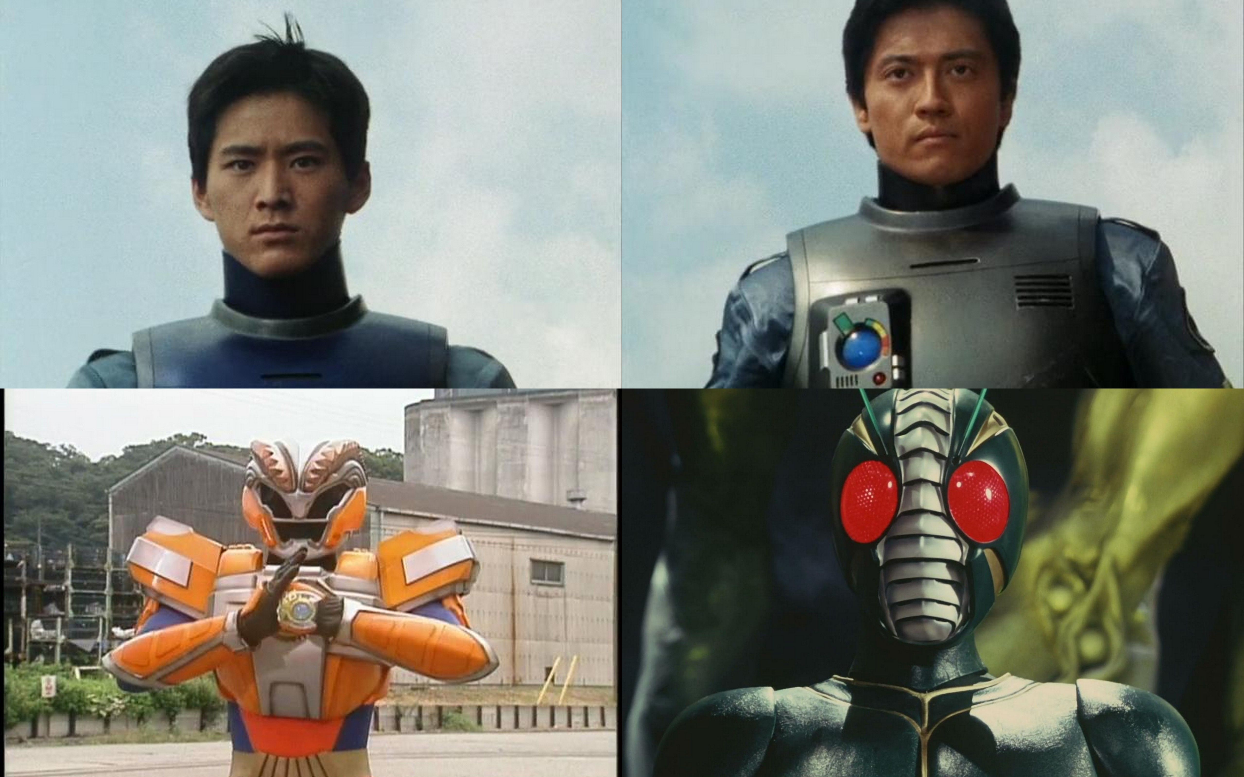 蓝色特警组中的山羊赛沙和假面骑士zo